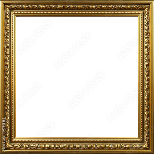 Marco Dorado Antiguo Premium Diseño Ornamental Metálico | Para Enmarcar Fotografía, Obra de Arte, Certificado, Diploma, Invitaciones, Bodas, etc.