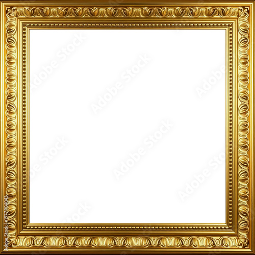 Marco Dorado Antiguo Premium Diseño Ornamental Metálico | Para Enmarcar Fotografía, Obra de Arte, Certificado, Diploma, Invitaciones, Bodas, etc.