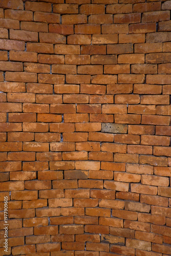 Red brick wall of cozy house,home interior design,beautiful living room,minimal home concept.
