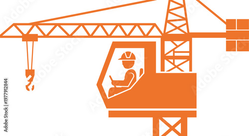 Crane Operator Construction Site Worker.