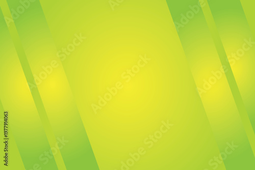 Abstract Yellow Green Gradient Background with Diagonal Stripes