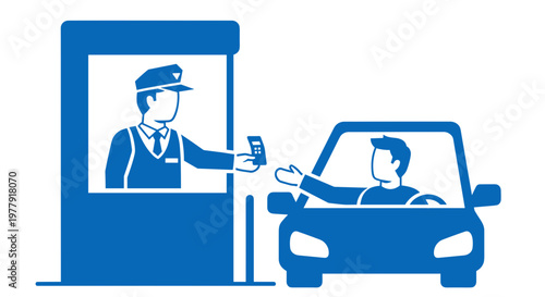 Toll Booth Parking Attendant.