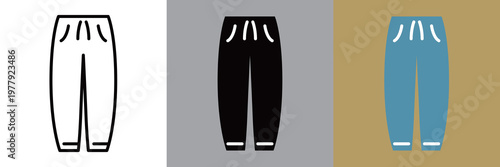 パンツのシンプルなアイコン