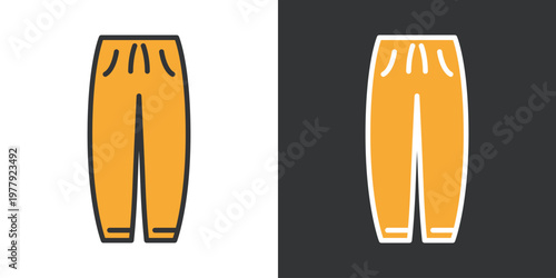 パンツのシンプルなアイコン