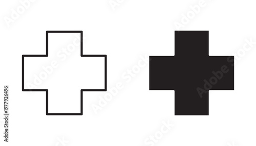 Doctor-related outline icon set. Hospital, Linear icon collection. Editable outline. Vector illustration.