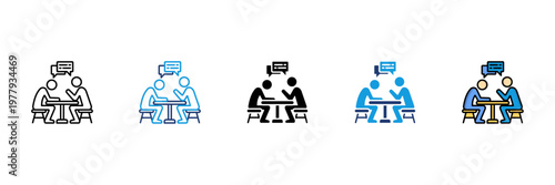 Advice Icon Set Multiple Styl...