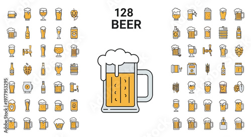 Beer mug with foam on top.