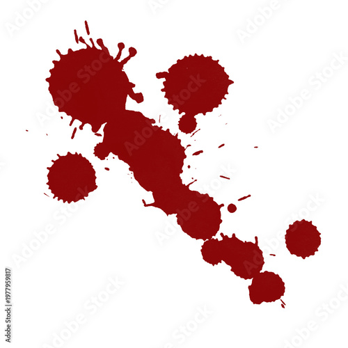 Photos A dark background with red paint splatters creating a dramatic abstract design