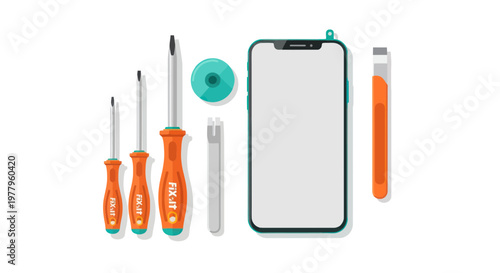 Mobile phone repair tools, smartphone fixing kit, electronic maintenance equipment, DIY gadget accessories