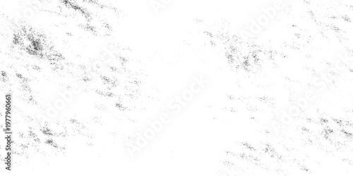 Grunge Dust Grain Texture Overlay, Black White Distressed Background, Retro Rough Surface, Dirty Wall Noise Effect, Abstract Vintage Vector Illustration.