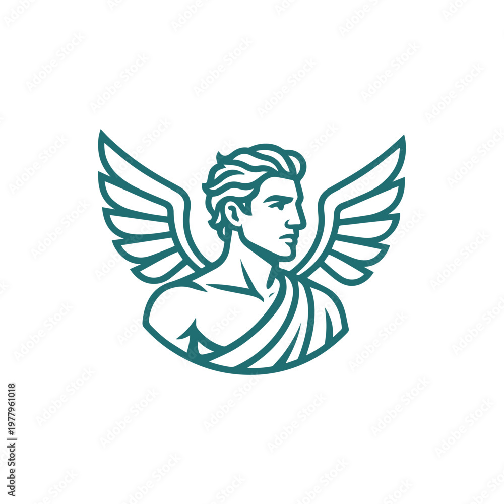 Fototapeta premium Greek Icarus Logo