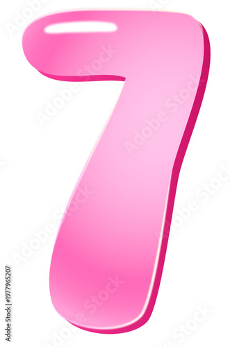 Glossy letters