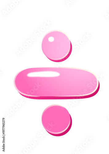 Glossy letters