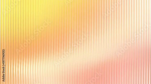 Vector ribbed glass texture background set in abstract style. A collection of reeded glass background semitransparent overlay linear textures, including yellow, pink, gold
