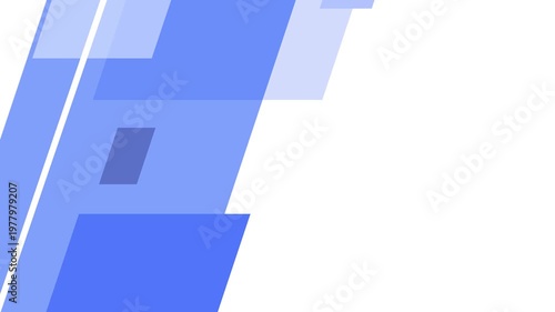 Abstract Blue Geometric Motion Background with Modern Minimal Design and Dynamic Shapes