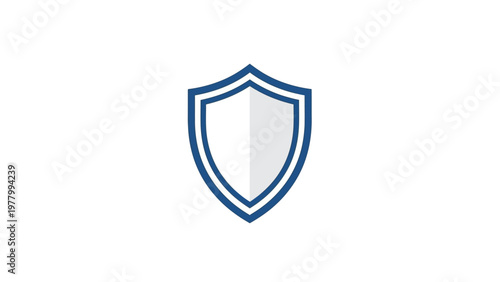 Shield icon protection security symbol.