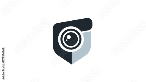Security camera logo icon design.