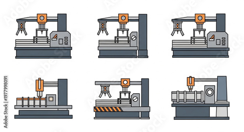 Industrial Machine Set Manufacturing Automation Equipment.