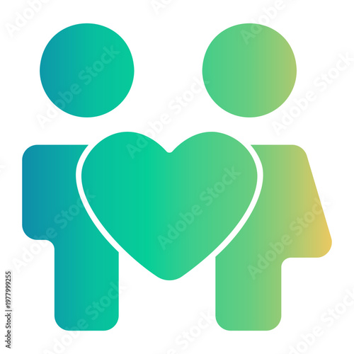 relationship Gradient icon