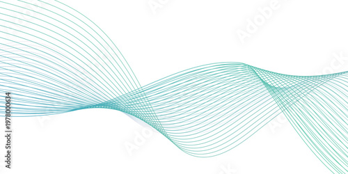 Abstract blue blend line technology business waves flow background. minimal paper grid web smooth line. digital vector web soundwave pattern texture.