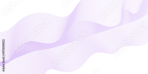 Dynamic minimal smoke sound line. Abstract glowing  pinke blend line smooth flow soundwave curve energy gradient vector futuristic digital outline line science design.