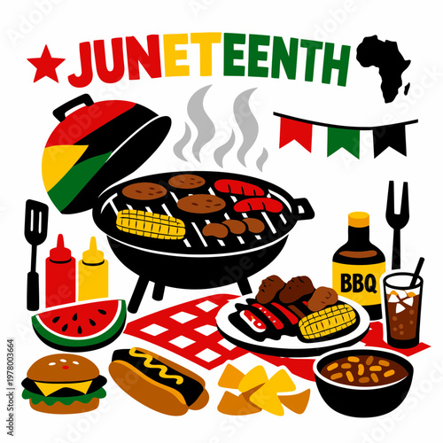 Juneteenth BBQ Grill and Food