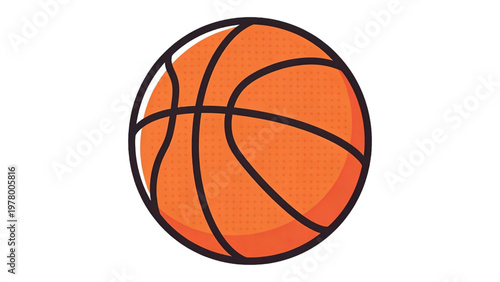Basketball Icon Illustration