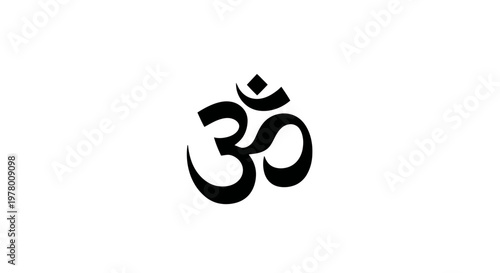 Om Symbol - Sacred Aum Mantra, Hinduism, Buddhism, Jainism, Spirituality, Meditation Icon