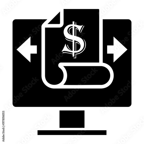 budgeting Solid icon