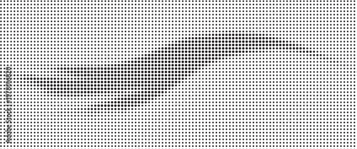 Halftone faded gradient texture. Grunge halftone grit background. White and black sand noise wallpaper. Retro pixilated vector backdrop