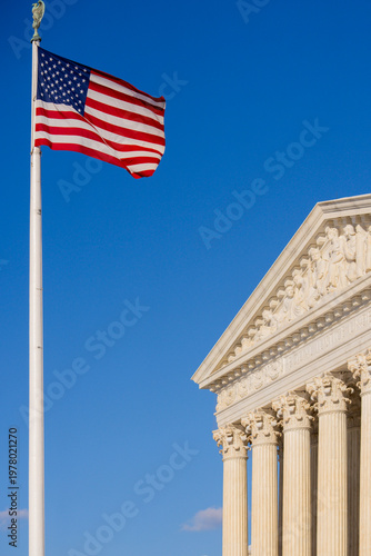 Cuadro en lienzo Supreme Court landmark of justice
