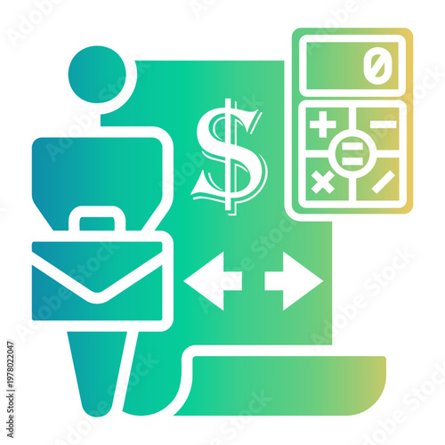 accountant Gradient icon