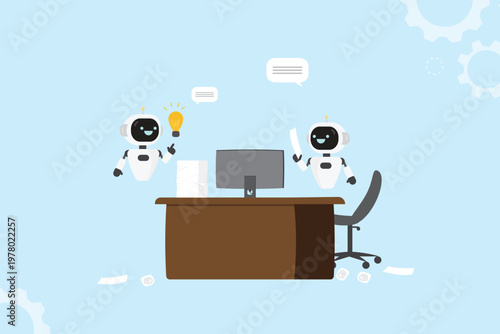AI Automation Workflow with Digital Assistants for Business Productivity and Process Automation