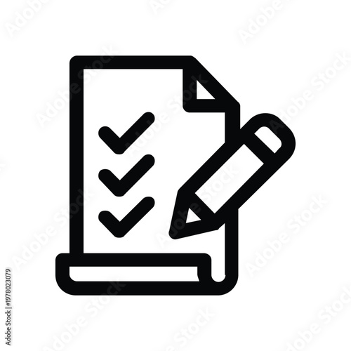 Business Management and Teamwork Line Icon Vector
