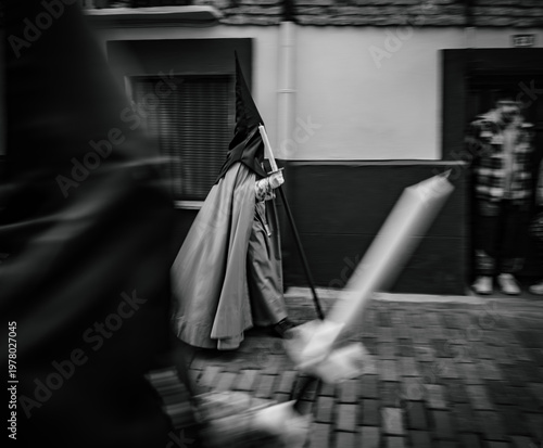 Semana Santa Valladolid, desfiles procesionales de manifestación religiosa católica en Valladolid España. celebración de la Semana Santa en España actos religiosos que recuerdan la muerte y resurrecci