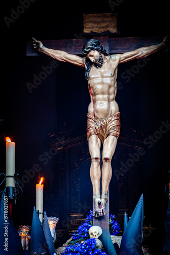 Semana Santa Valladolid, desfiles procesionales de manifestación religiosa católica en Valladolid España. celebración de la Semana Santa en España actos religiosos que recuerdan la muerte y resurrecci
