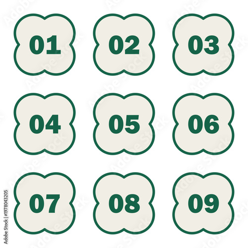 イラスト素材：ポイント,吹き出し,ノート,数字,付箋,注目,注意,重要