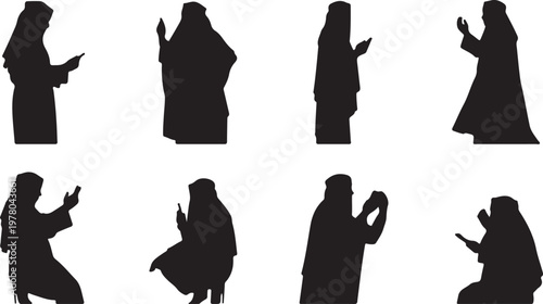 Islamic Prayer Silhouettes Collection