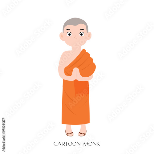 Monk tools with golden bowl symbols on white background. with lotus candle