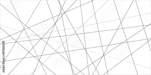 Tableau sur toile Random geometric line pattern on a transparent background
