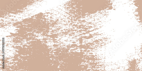 Abstract an ethereal dance of color unfolds on a textured canvas, where strokes of brown gracefully mingle with touches of white, creating a captivating visual symphony. 