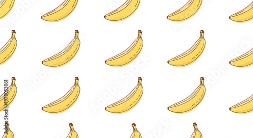 Yellow bananas fruit bunch tropical.