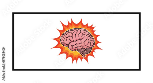 Exploding Brain Concept Art: Idea Generation, Mental Overload, and Creative Breakthrough