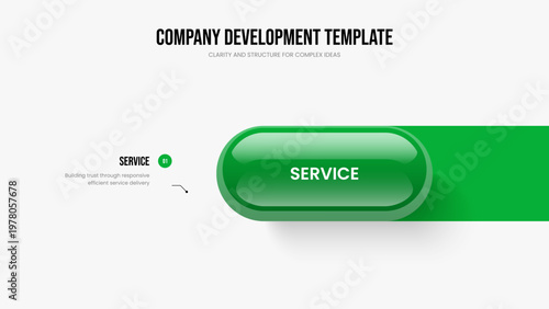 Sales Launch Presentation Template Vector Illustration. Professional Solution 1 Option Diagram Slideshow Design. Financial Forecast One Step Infographic Frame Layout.
