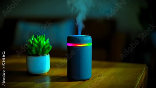 Humidifier Aromatherapy Mist Vapor Diffuser Wellness Relaxation Air Indoor Technology