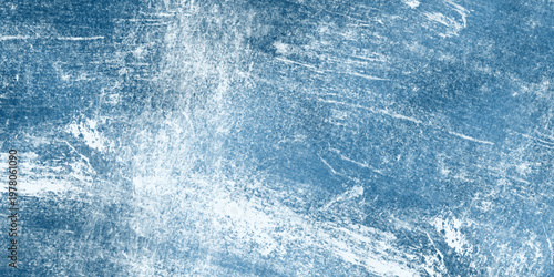 Blue textured abstract background with white streaks