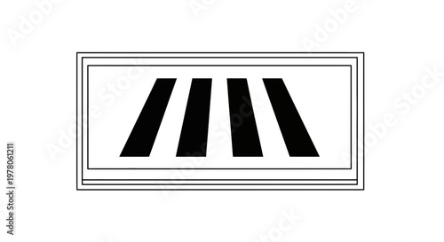 Pedestrian Crossing Sign: Safety, Traffic, Road, Zebra Crossing, Warning, Alert, Street