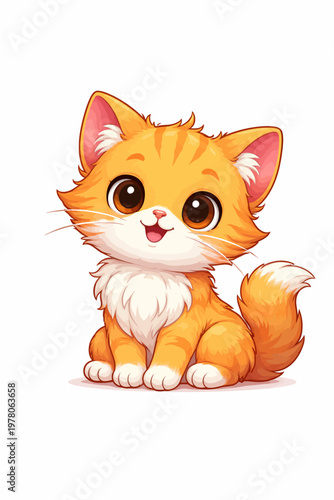 Gatito atigrado con ojos brillantes