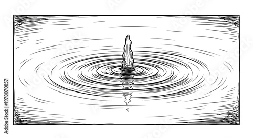 Water Drop Splash Ripple Effect