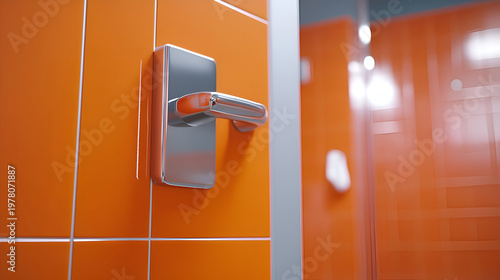 door handle and lock